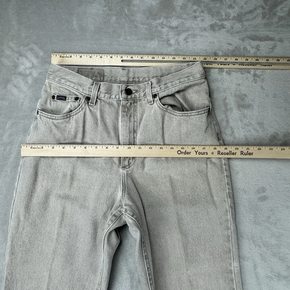 VTG‎ Riders by Lee USA Made Jeans Gray Tapered Men's 30x29 High Rise 90s Dad